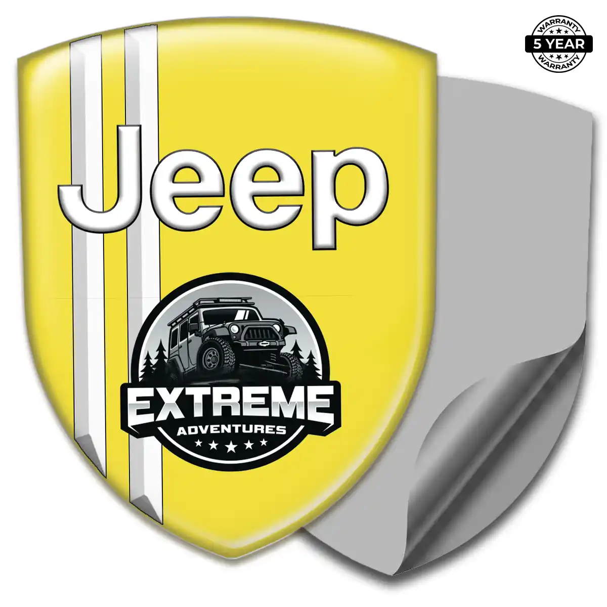 Jeep Epoxy Domed Sticker Elite Edition