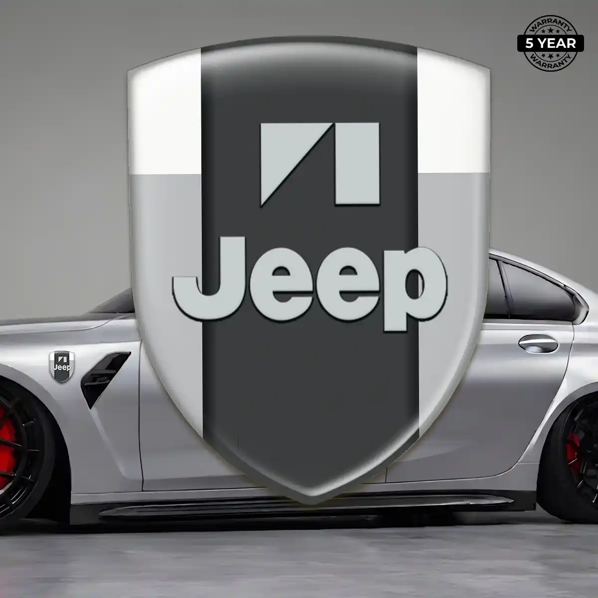 Jeep Epoxy Domed Sticker Elite Finish