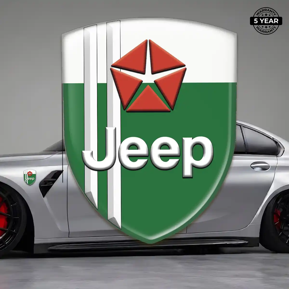 Jeep Epoxy Domed Sticker Exclusive Series