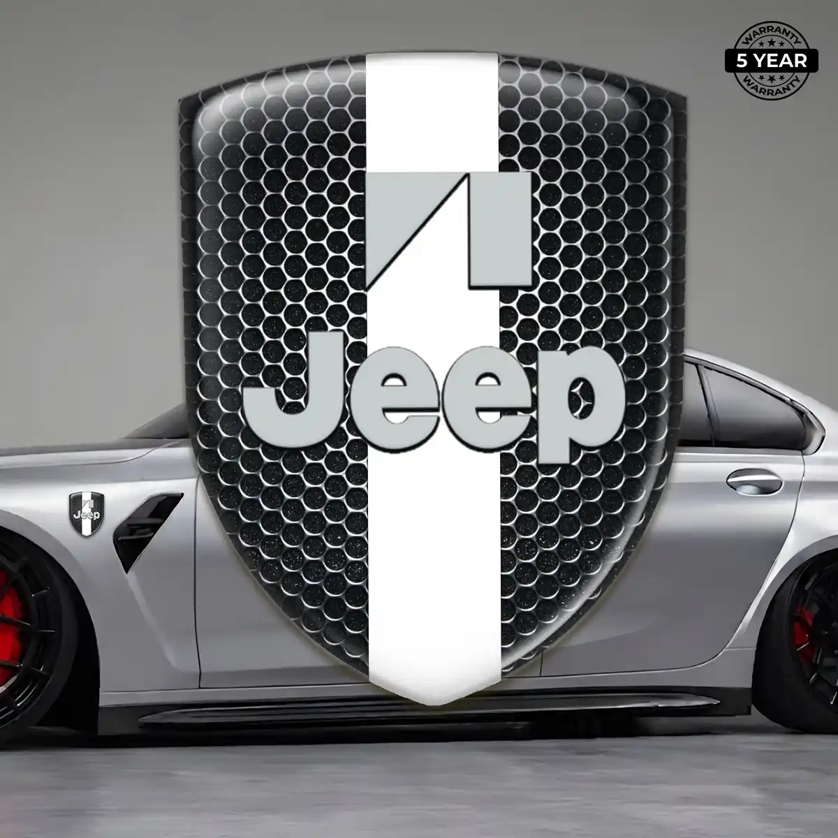 Jeep Epoxy Domed Sticker Exterior Luxe