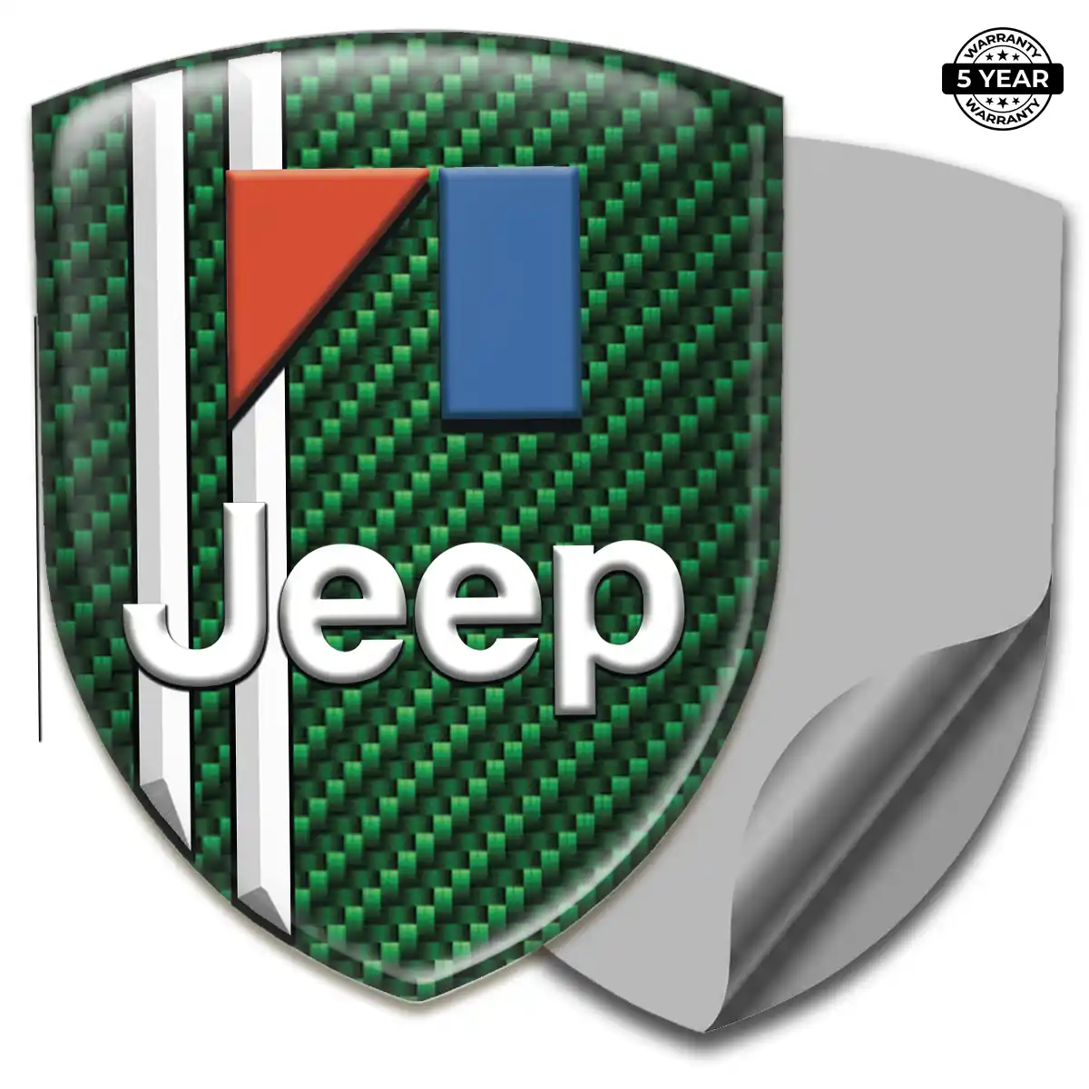 Jeep Epoxy Domed Sticker Outer Style