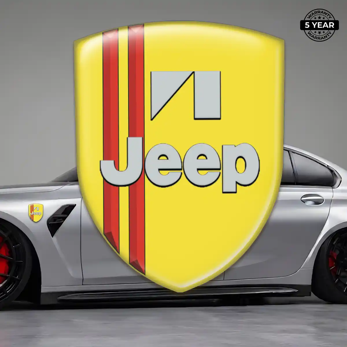 Jeep Epoxy Domed Sticker Prestige Line