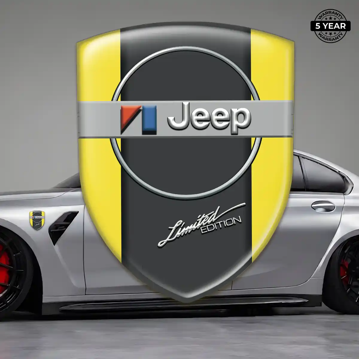 Jeep Epoxy Domed Sticker Prime Quality