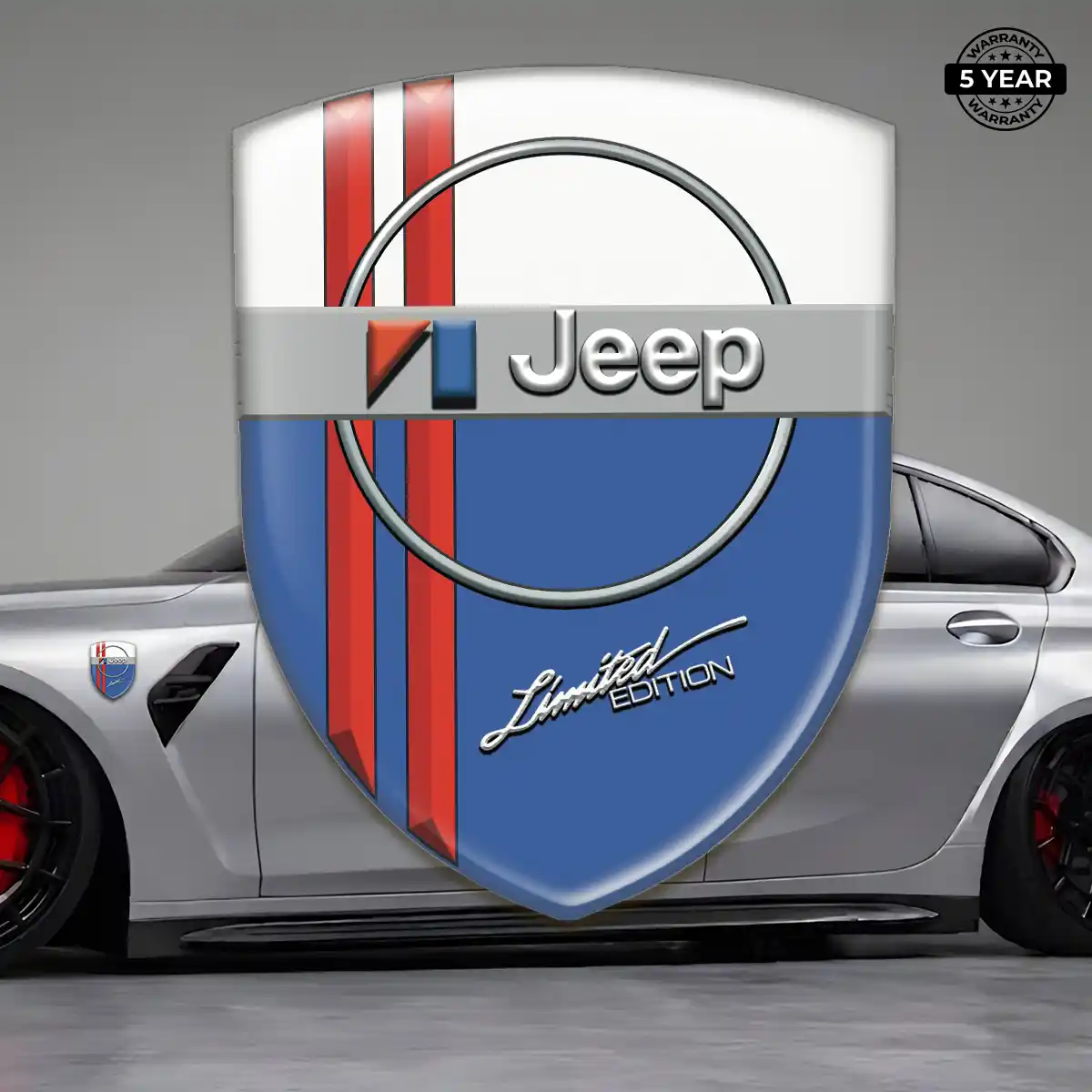 Jeep Epoxy Domed Sticker Resin Luxe