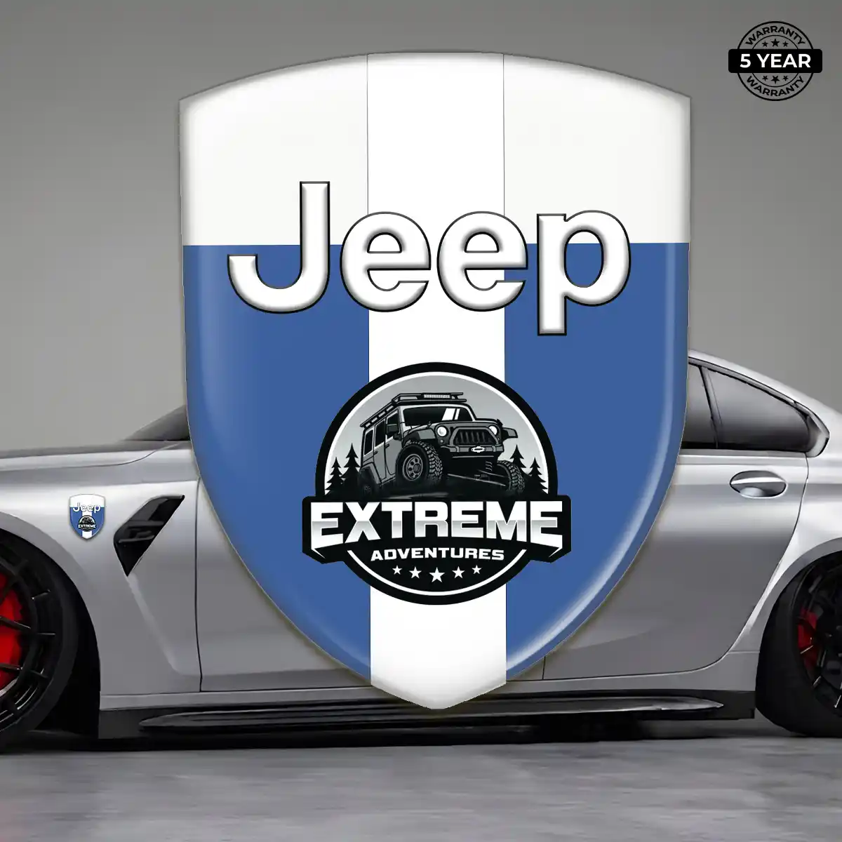 Jeep Gel Badge Sticker Elite Edition