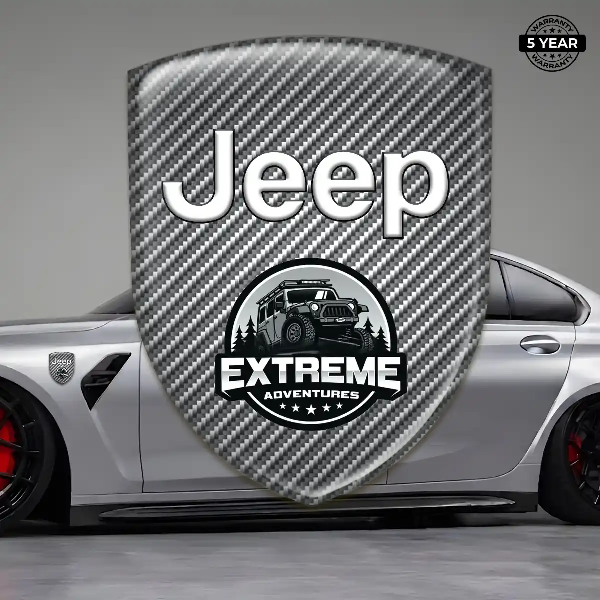 Jeep Gel Badge Sticker Exclusive Series