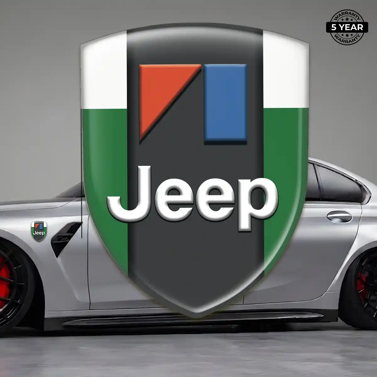 Jeep Gel Badge Sticker Exterior Luxe