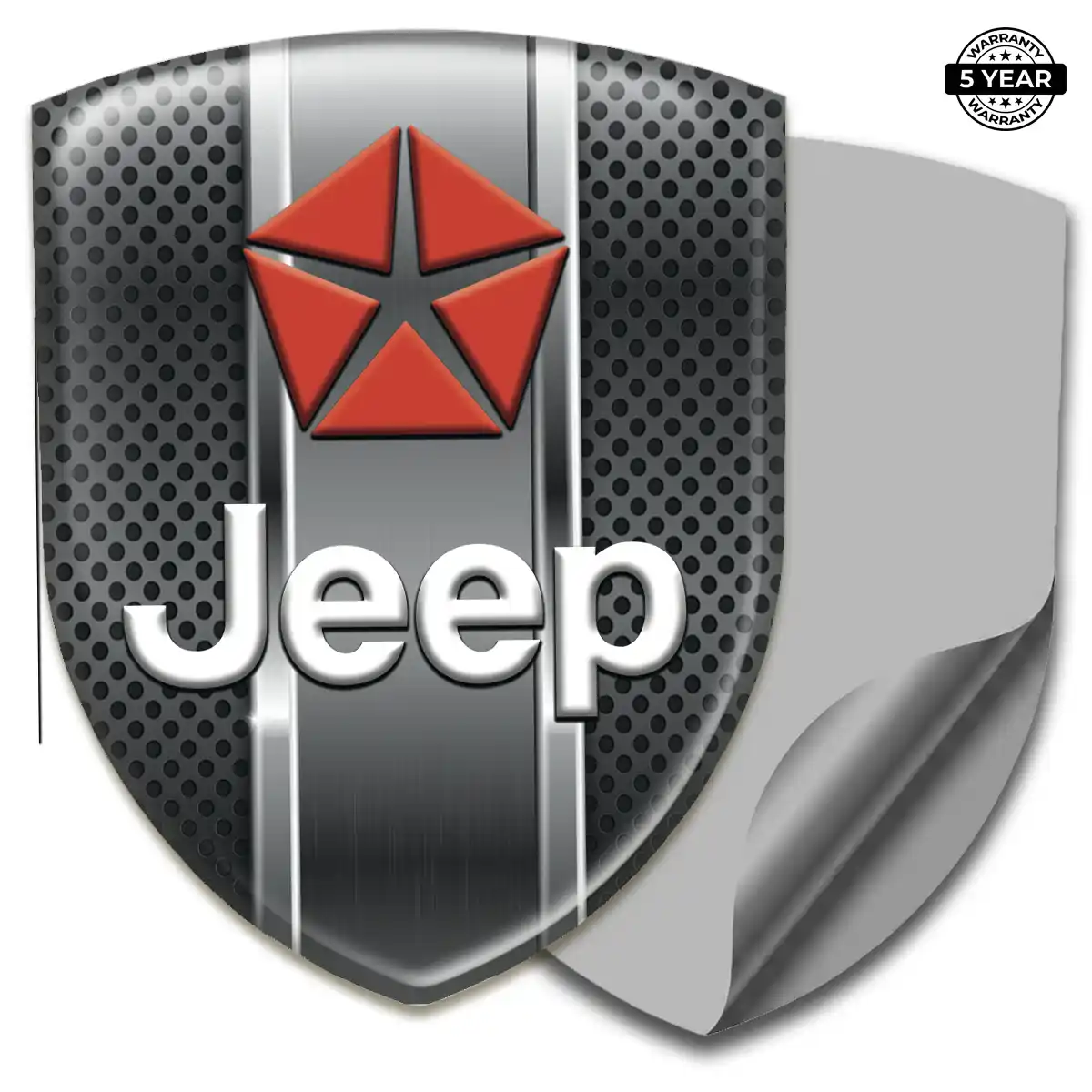 Jeep Gel Badge Sticker Interior Elegance