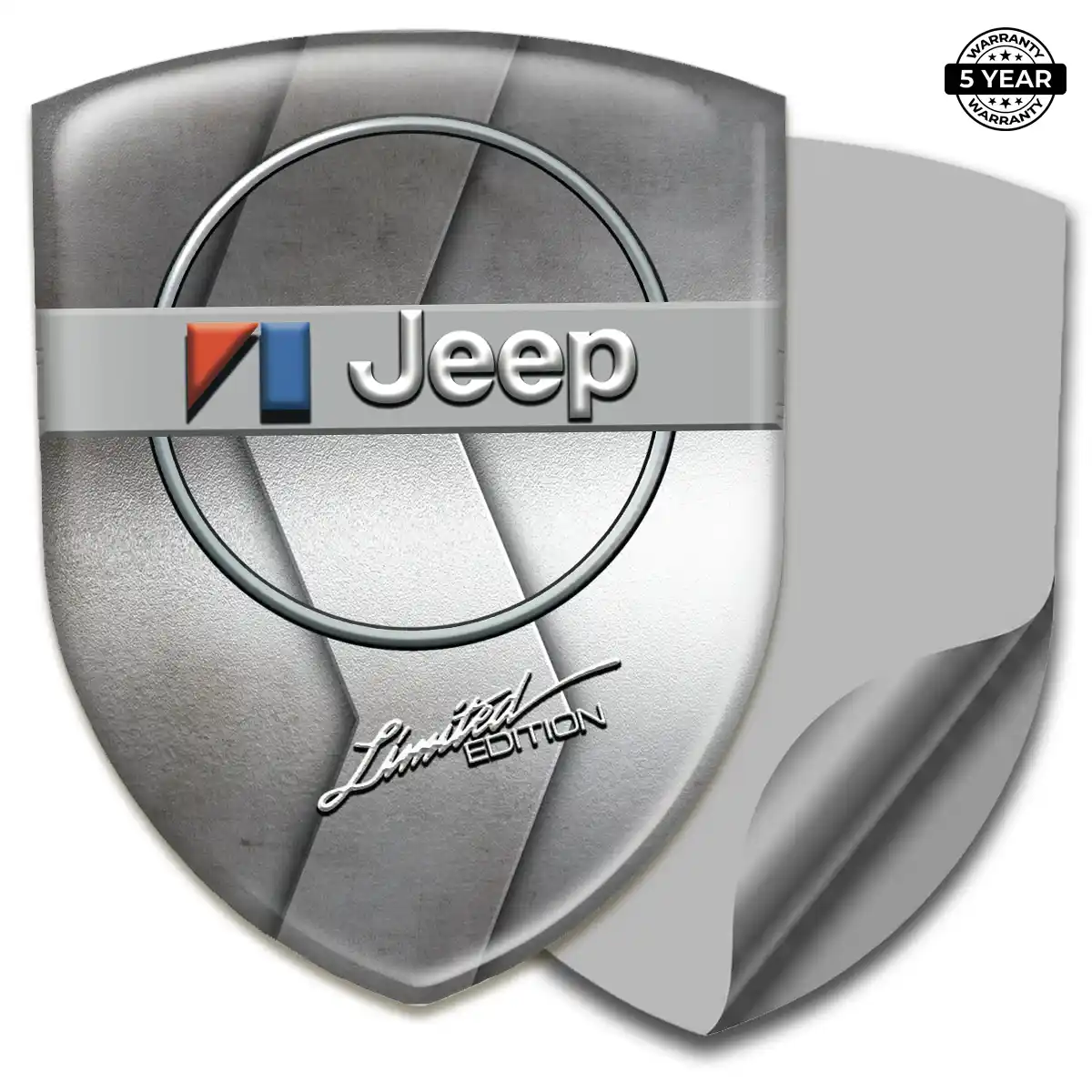 Jeep Gel Badge Sticker Noble Edition