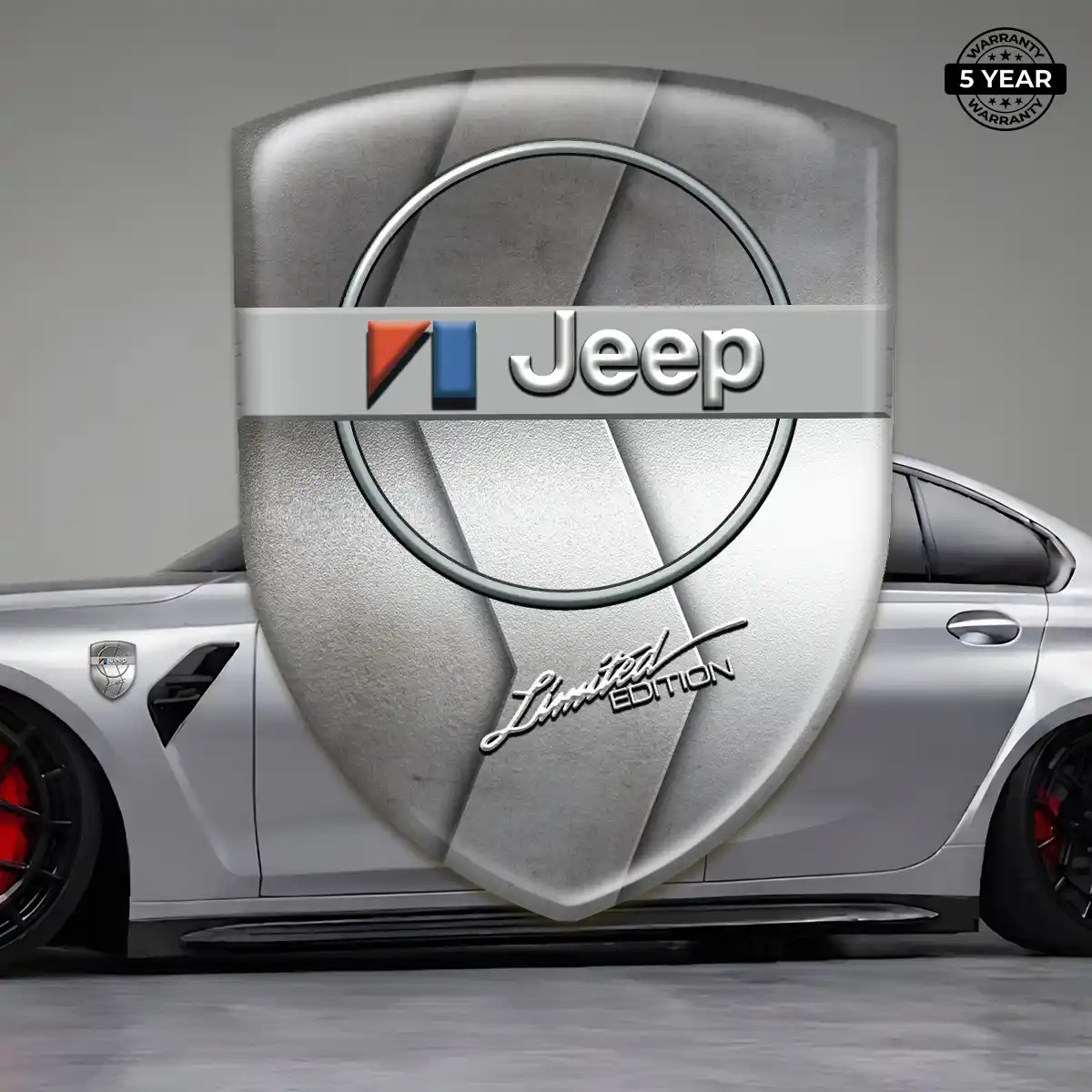 Jeep Gel Badge Sticker Noble Edition