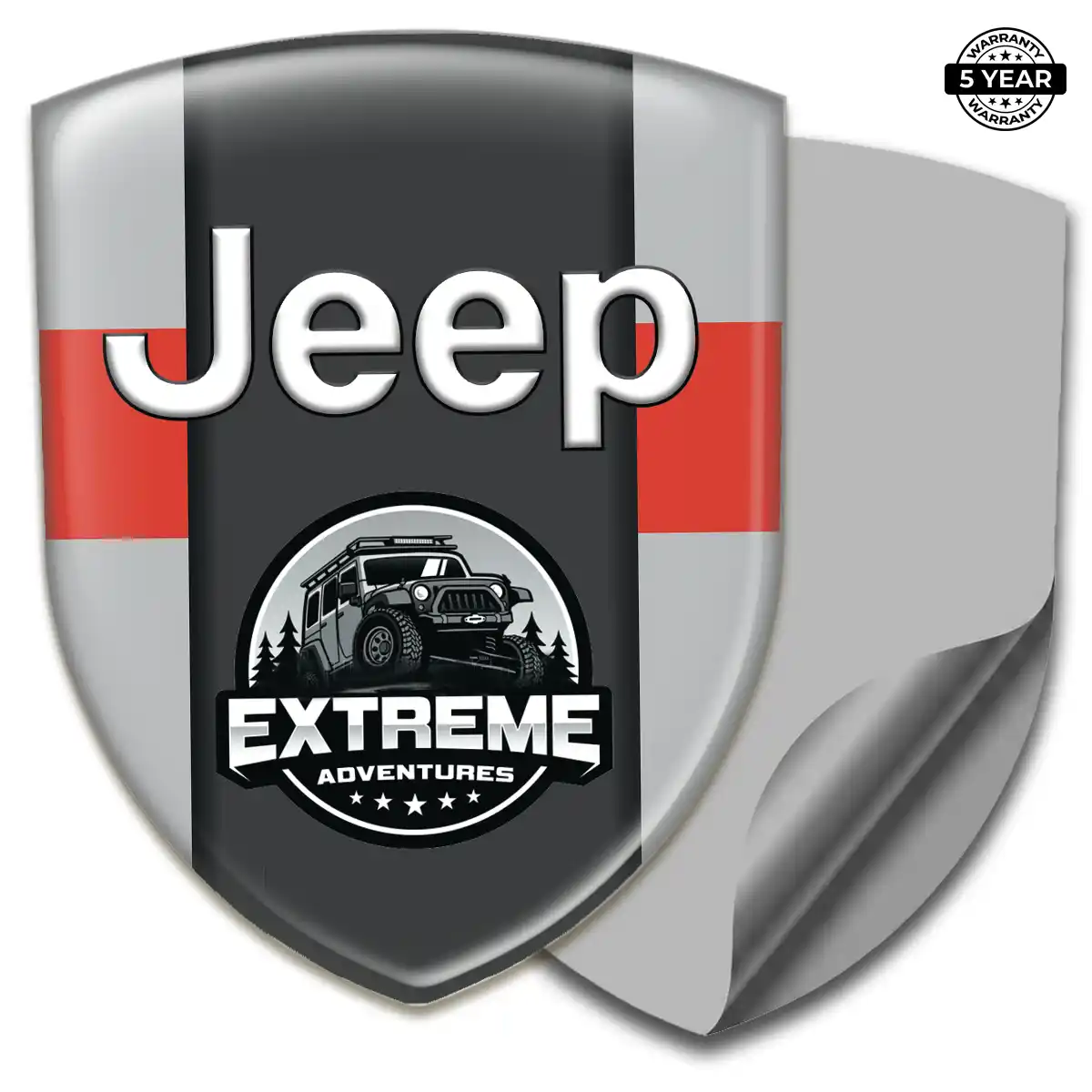 Jeep Gel Badge Sticker Opulent Line