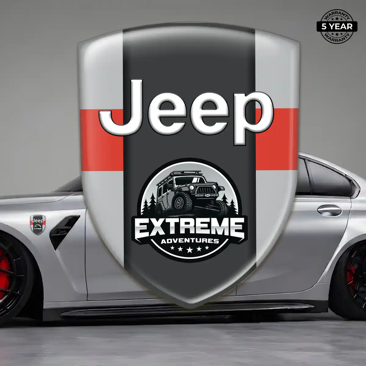 Jeep Gel Badge Sticker Opulent Line