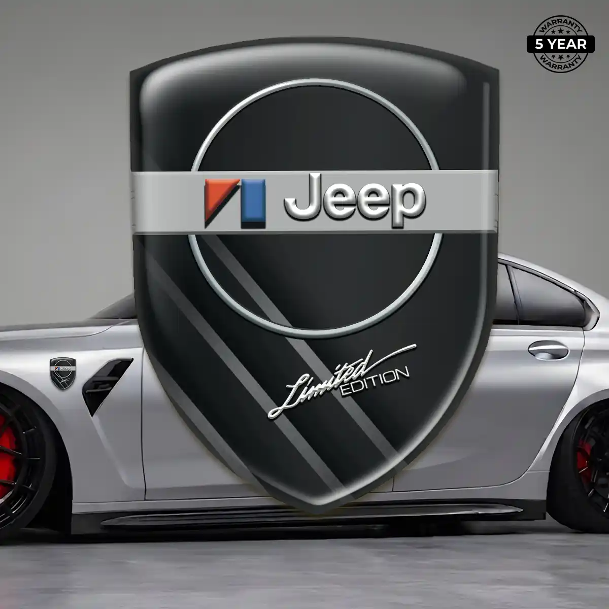 Jeep Gel Badge Sticker Premium Dome