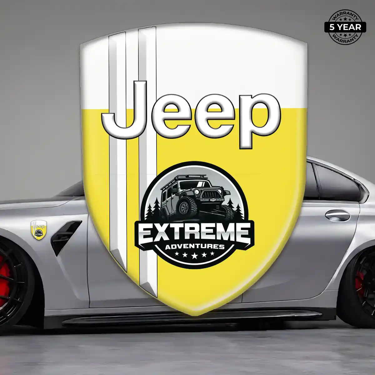 Jeep Gel Badge Sticker Signature Grade