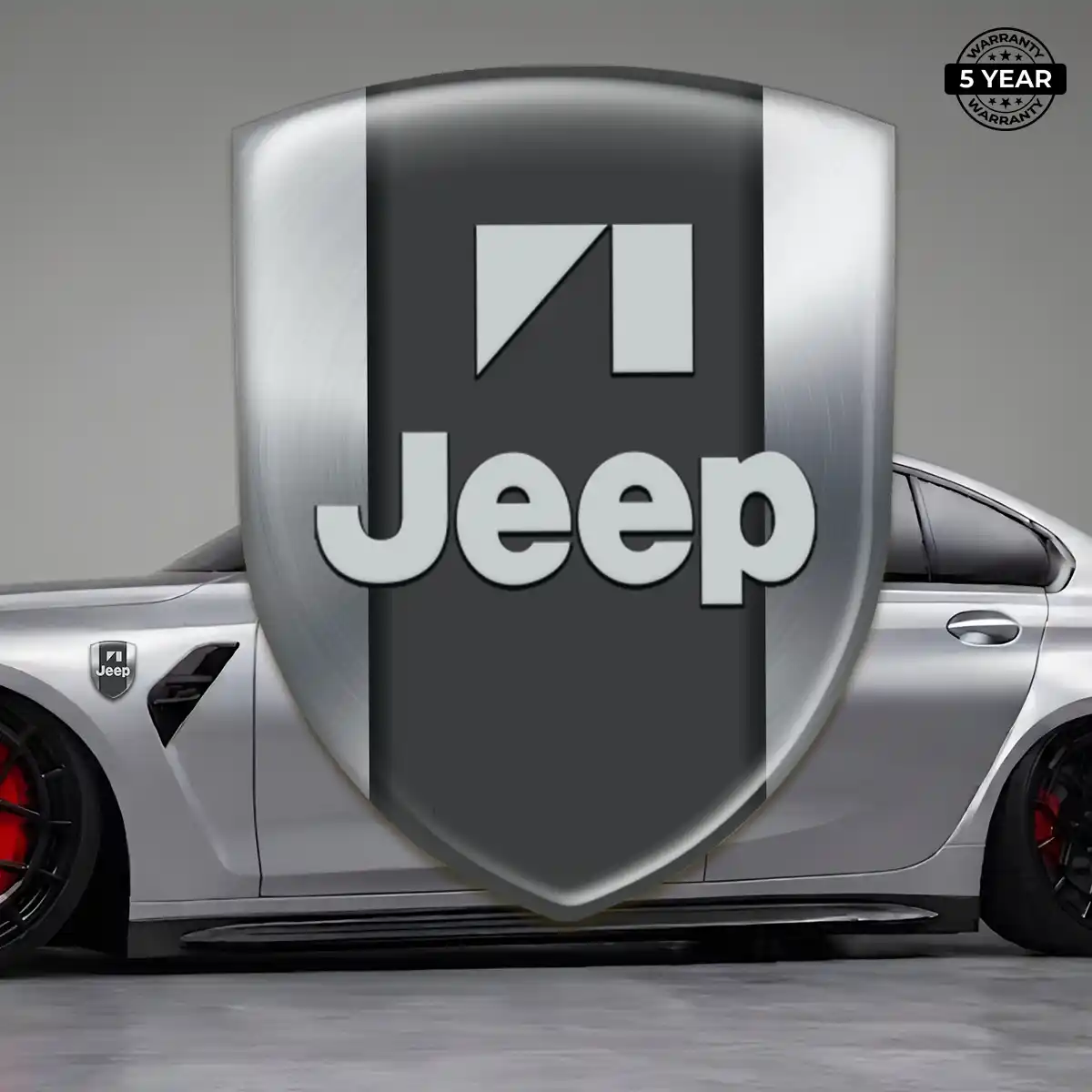 Jeep Gel Badge Sticker Sleek Style
