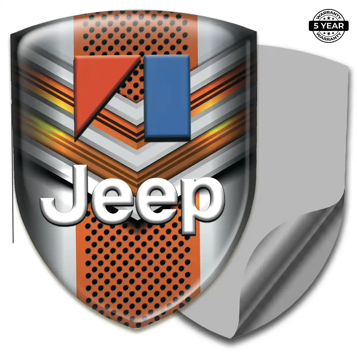 Jeep Gel Emblem Sticker Exterior Luxe