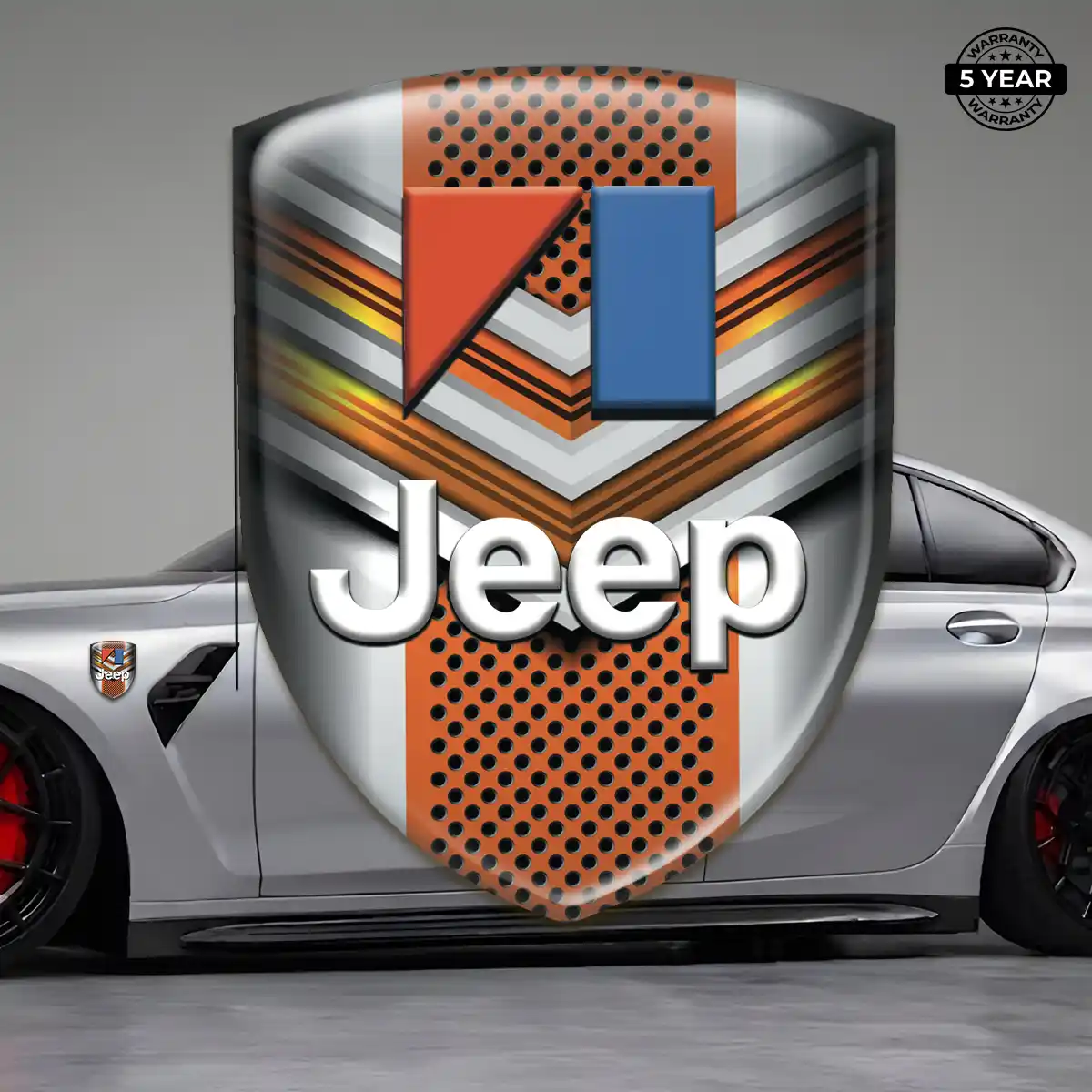 Jeep Gel Emblem Sticker Exterior Luxe