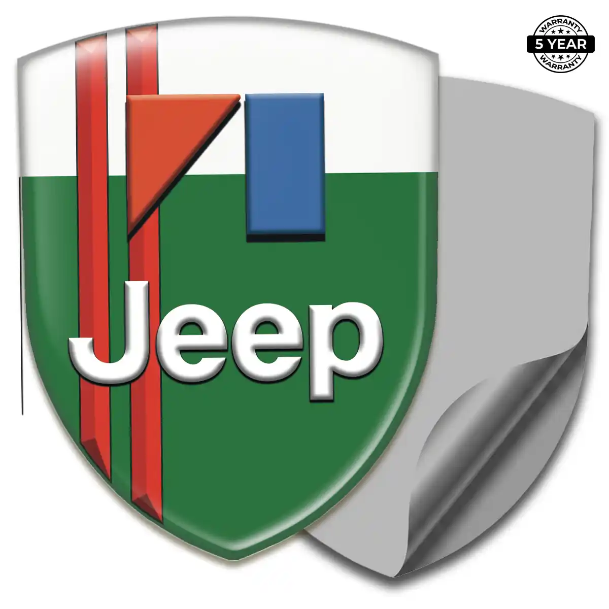 Jeep Gel Emblem Sticker Noble Edition