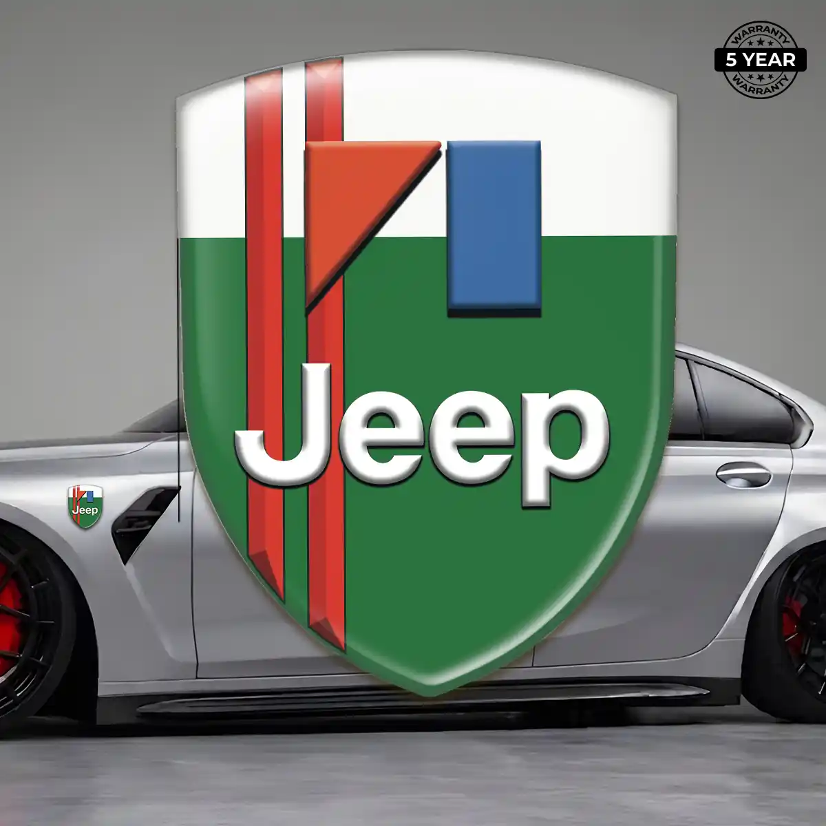 Jeep Gel Emblem Sticker Noble Edition