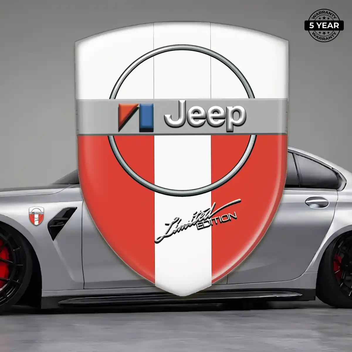 Jeep Gel Emblem Sticker Opulent Line