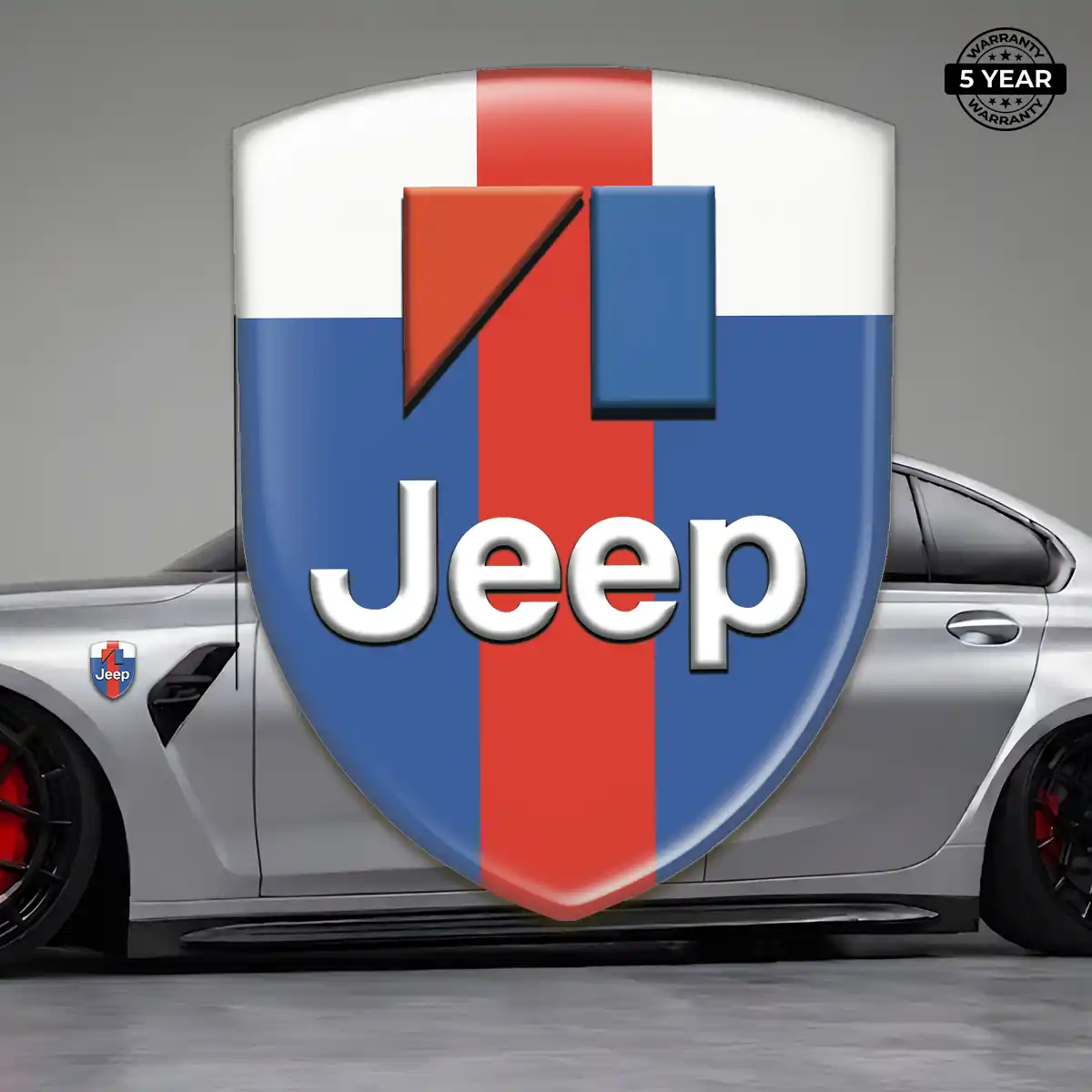 Jeep Gel Emblem Sticker Prestige Line