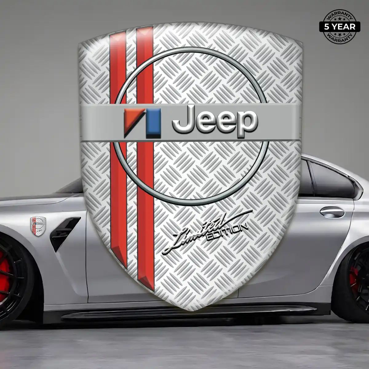 Jeep Gel Emblem Sticker Prime Quality