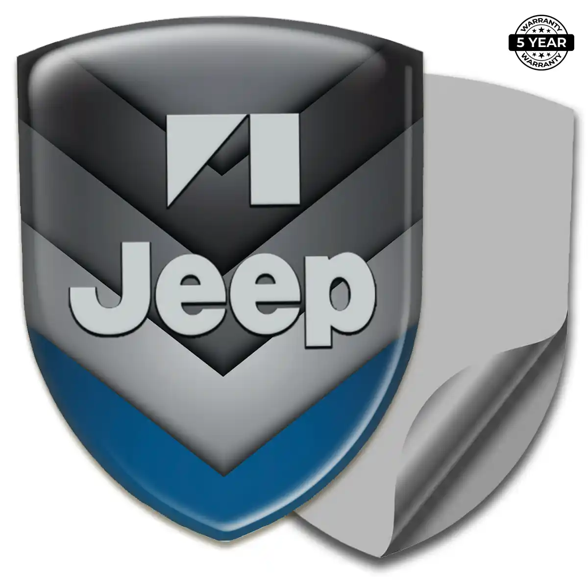 Jeep Gel Emblem Sticker Resin Elite