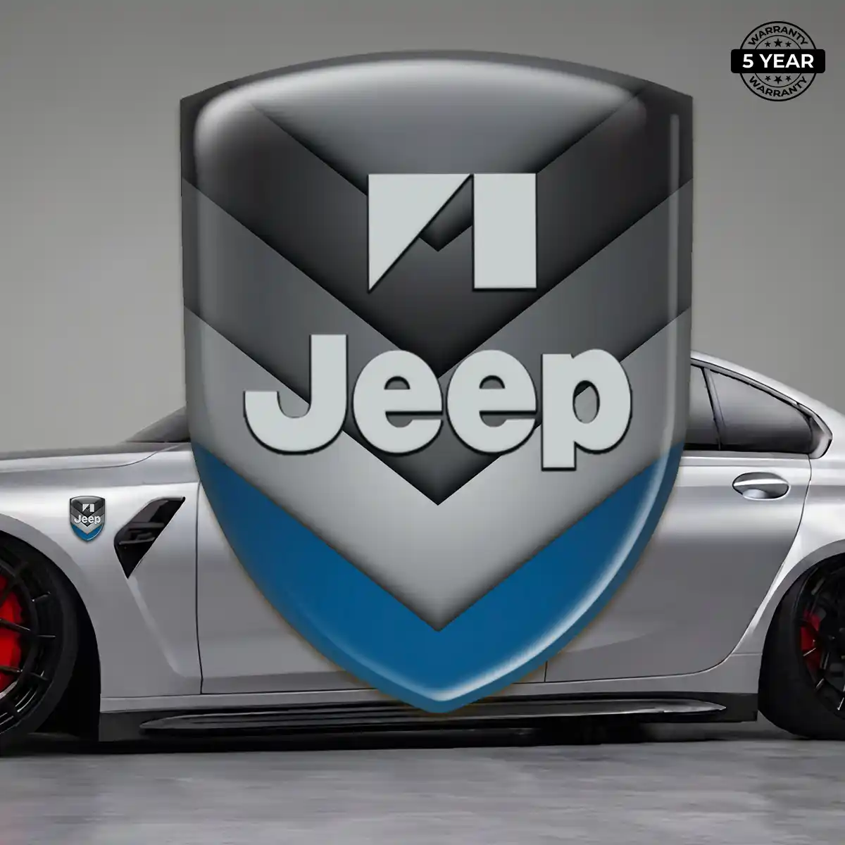 Jeep Gel Emblem Sticker Resin Elite
