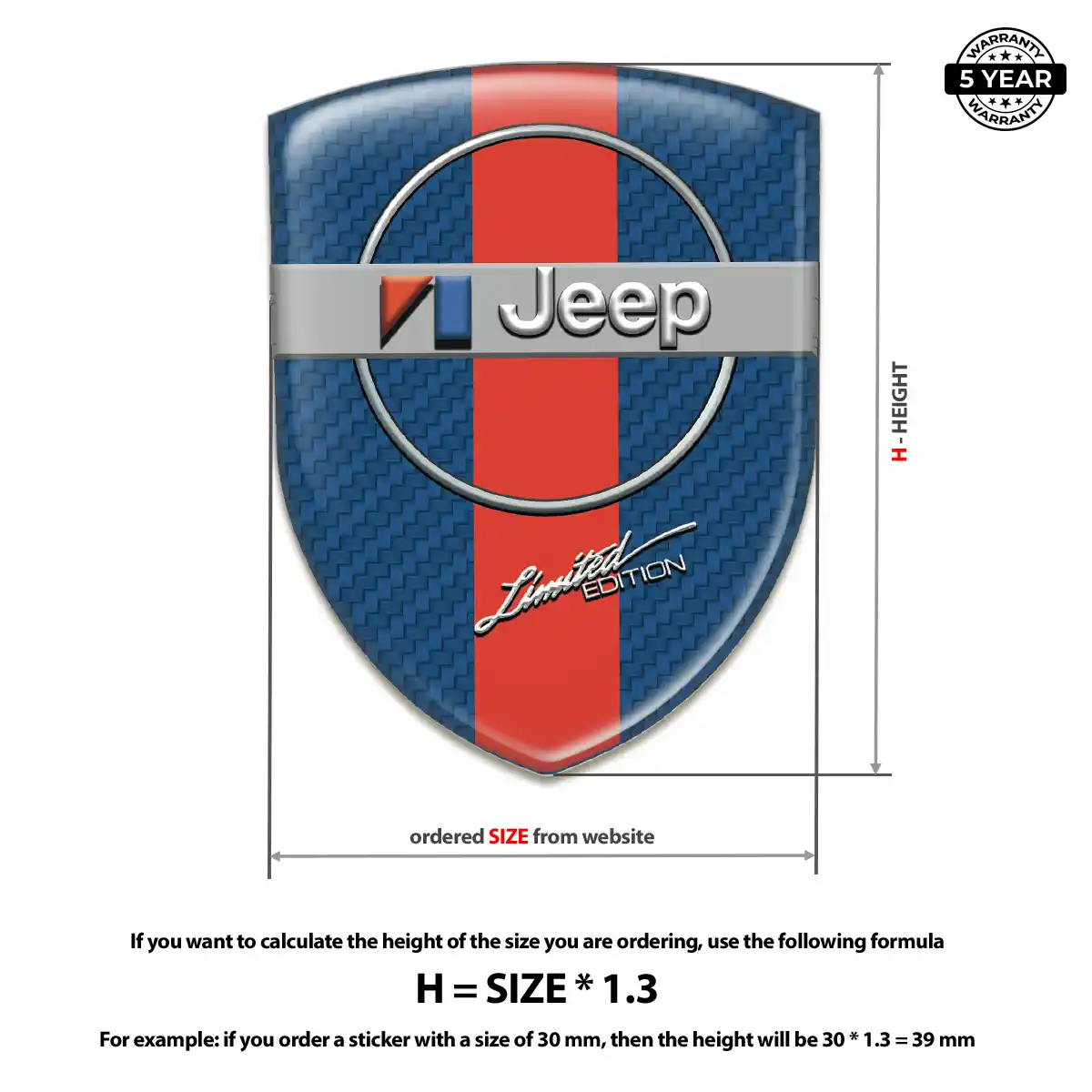 Jeep Logo Badge Deluxe Edition