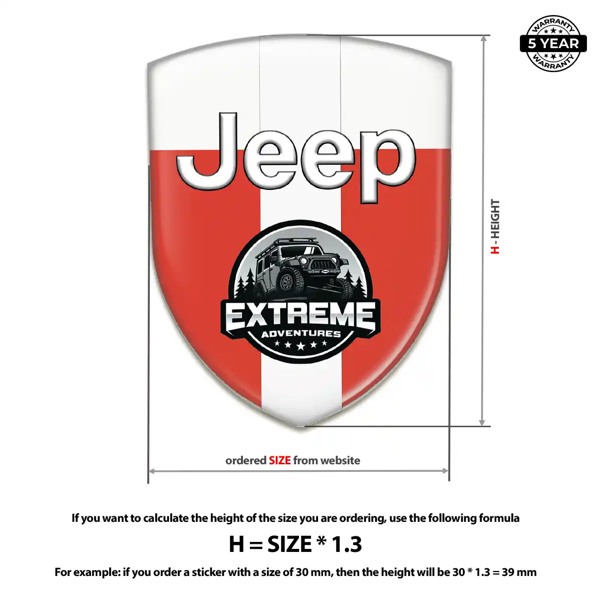 Jeep Logo Badge Elite Edition