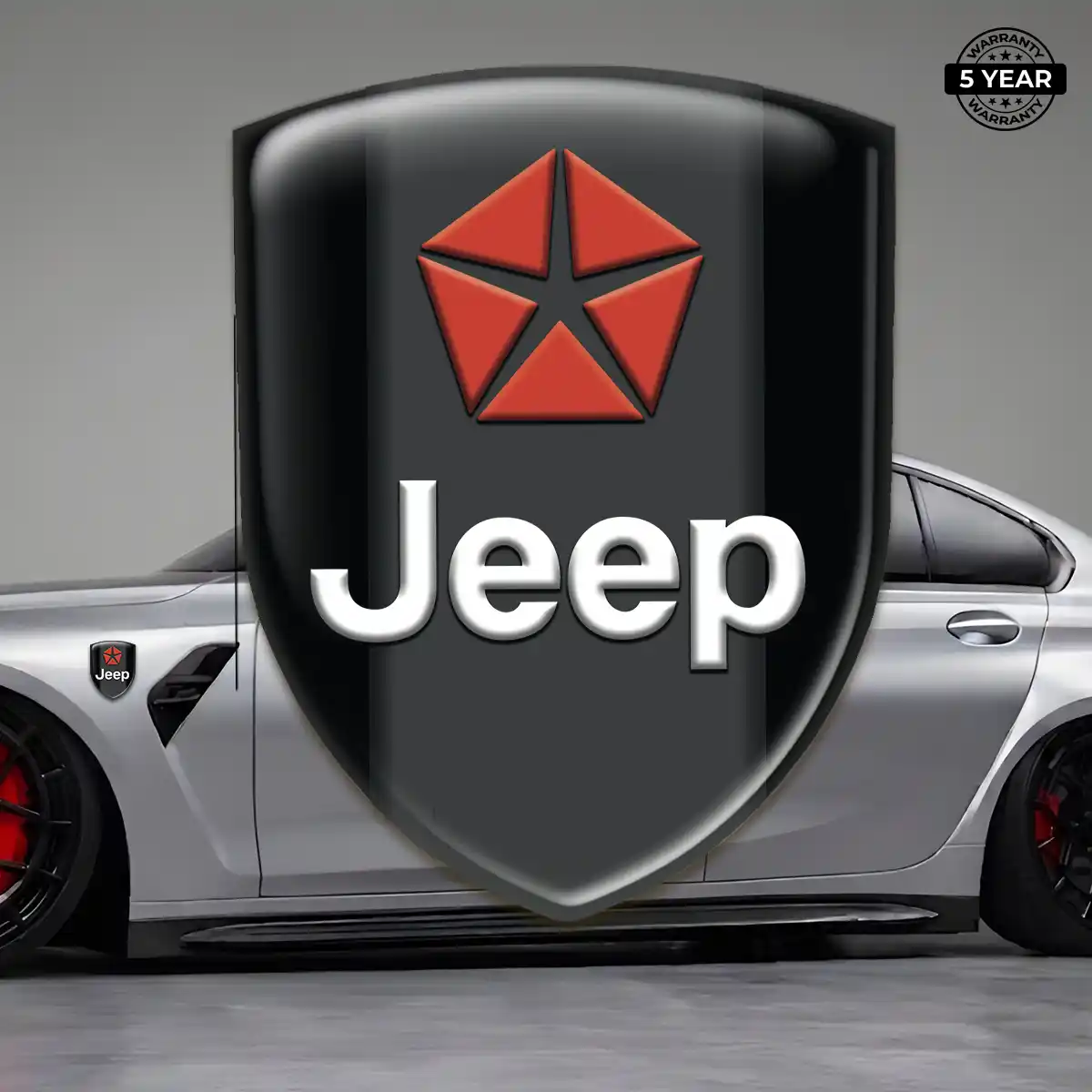 Jeep Logo Badge Elite Finish
