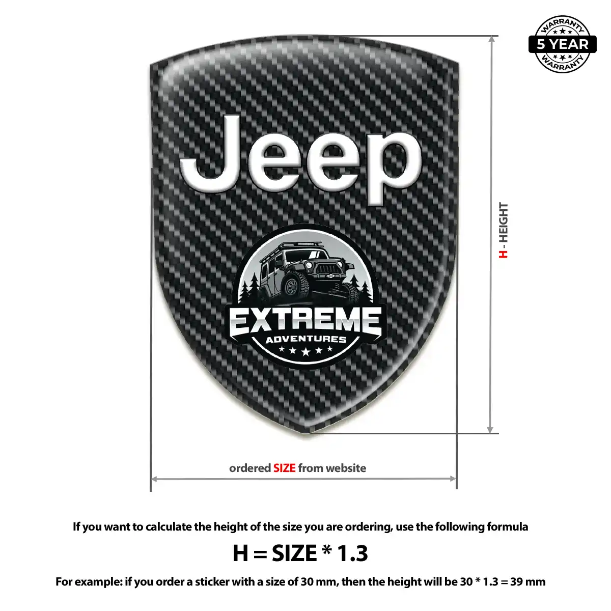 Jeep Logo Badge Exclusive Series