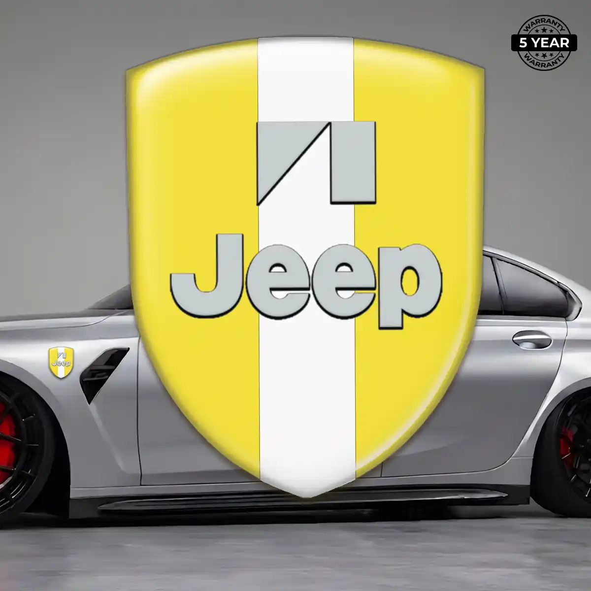 Jeep Logo Badge Exterior Luxe