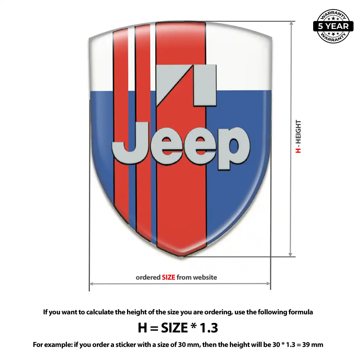 Jeep Logo Badge Interior Elegance