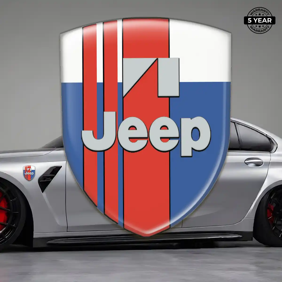 Jeep Logo Badge Interior Elegance