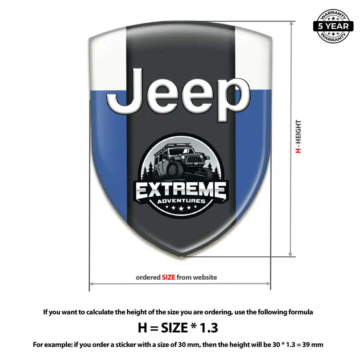 Jeep Logo Badge Interior Luxe
