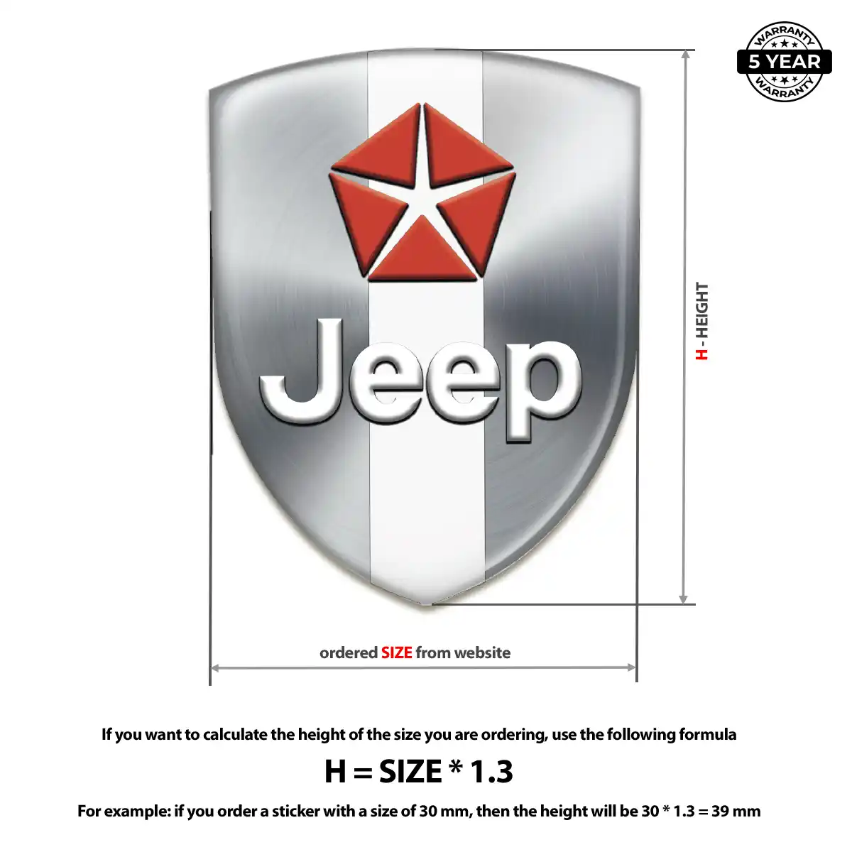 Jeep Logo Badge Noble Edition
