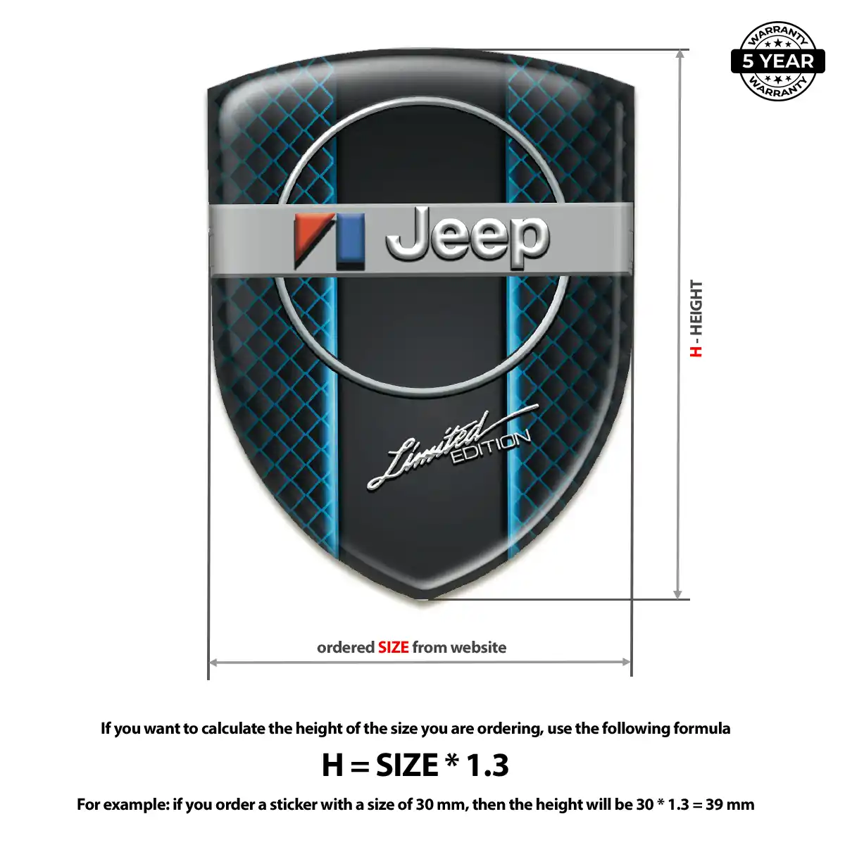 Jeep Logo Badge Prestige Line