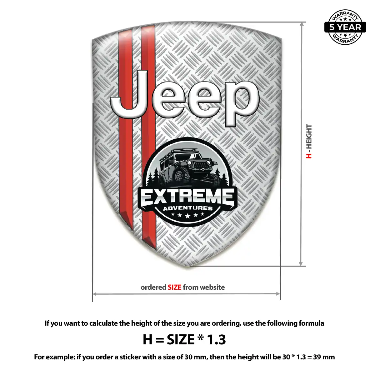 Jeep Logo Badge Refined Design