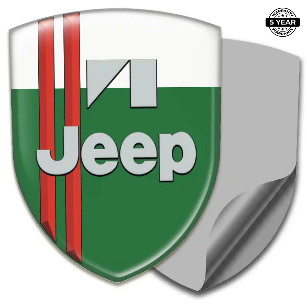 Jeep Logo Badge Resin Luxe