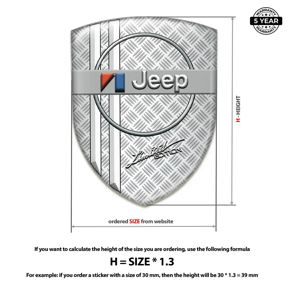 Jeep Logo Badge Sleek Style