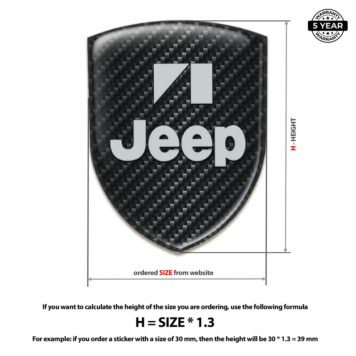 Jeep Logo Badge Superior Craft