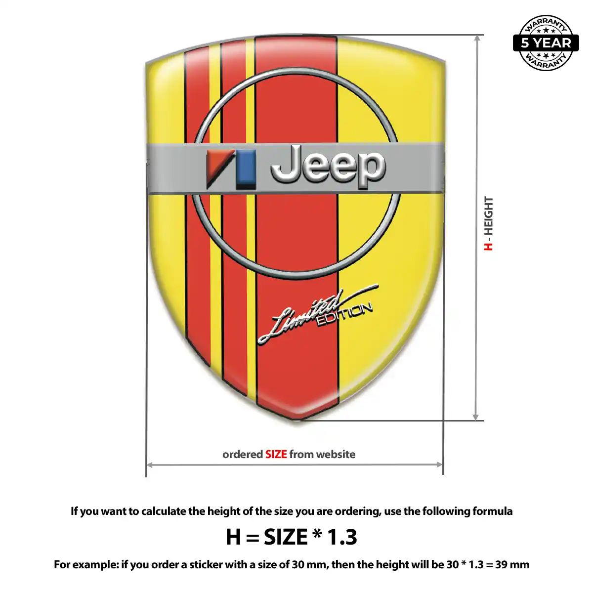Jeep Logo Emblem Cabin Style