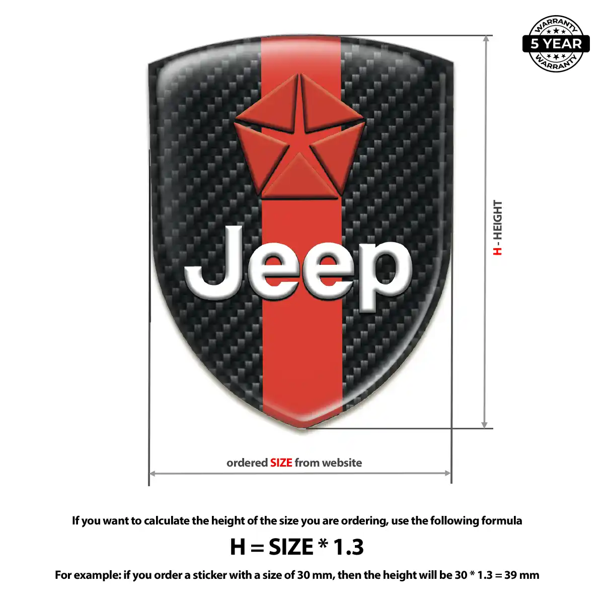 Jeep Logo Emblem Deluxe Edition