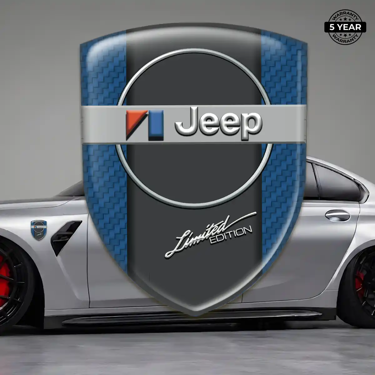 Jeep Logo Emblem Exterior Luxe