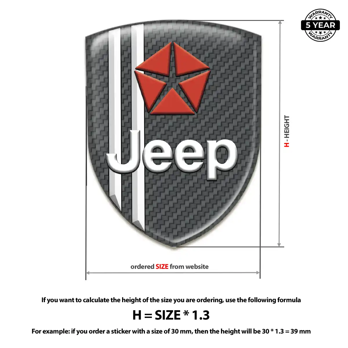 Jeep Logo Emblem Interior Elegance