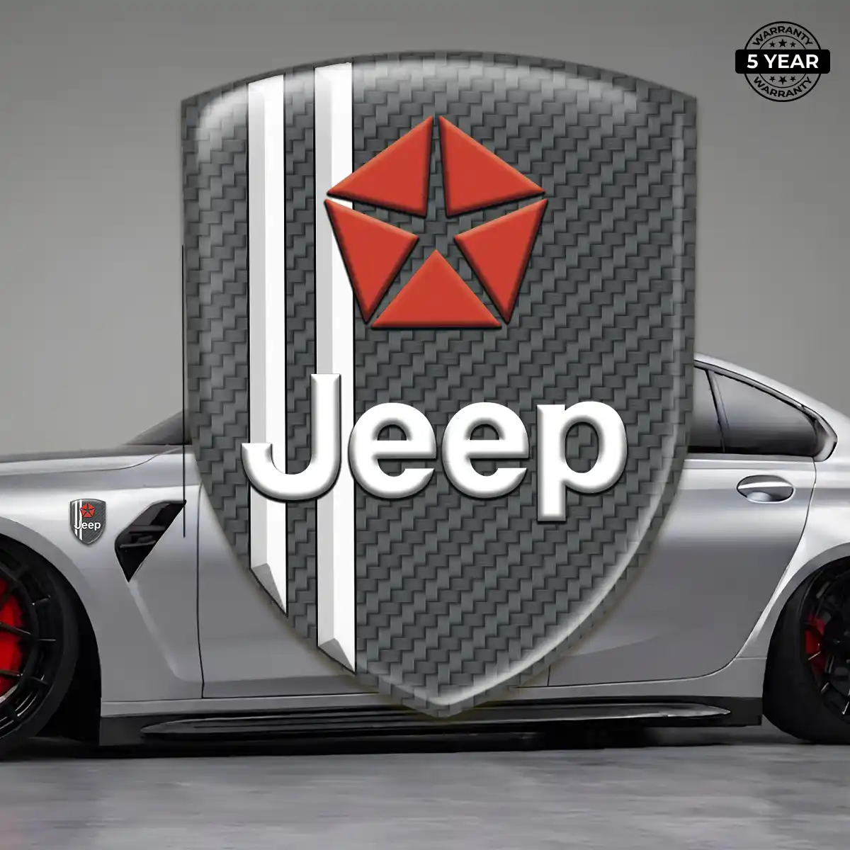 Jeep Logo Emblem Interior Elegance