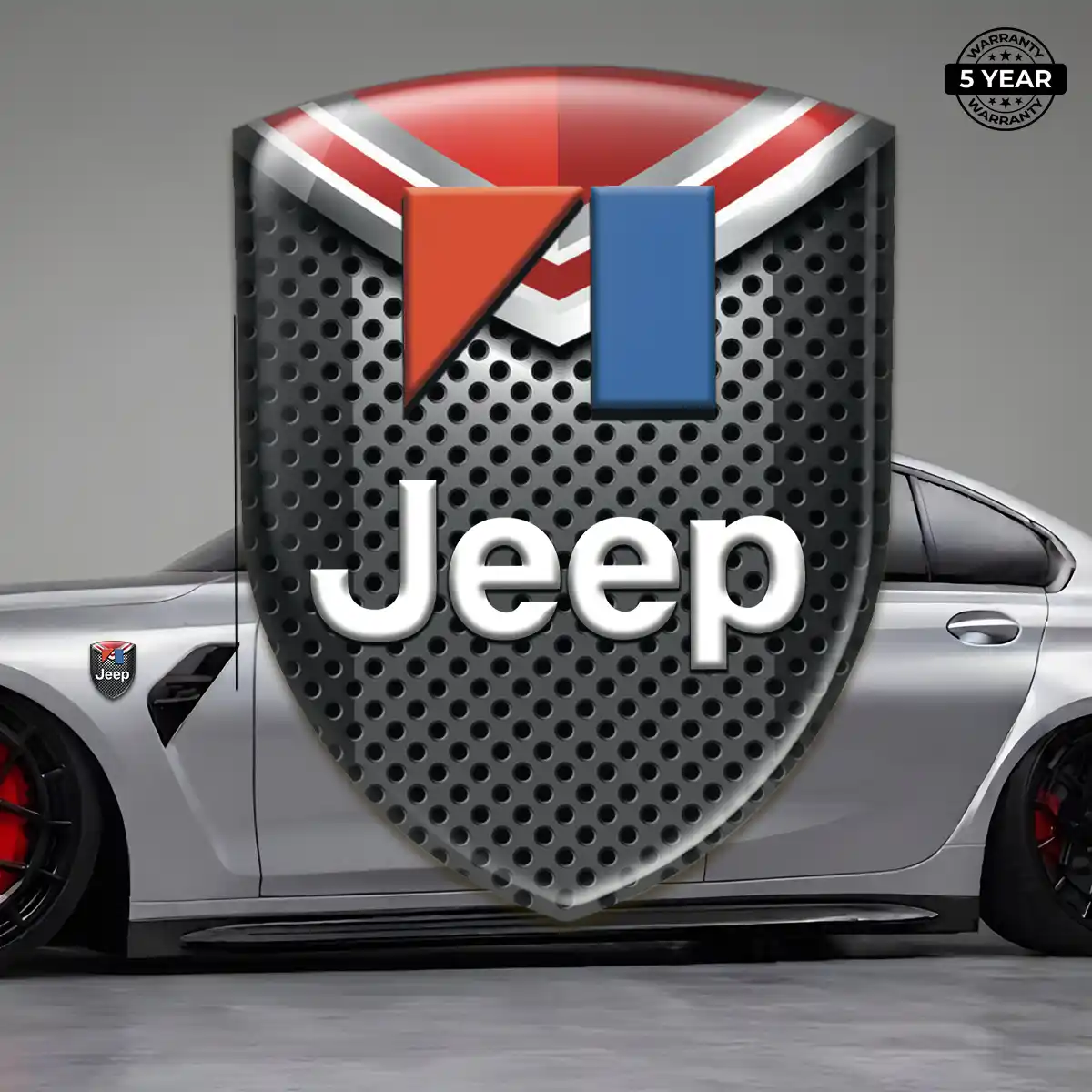Jeep Logo Emblem Interior Luxe