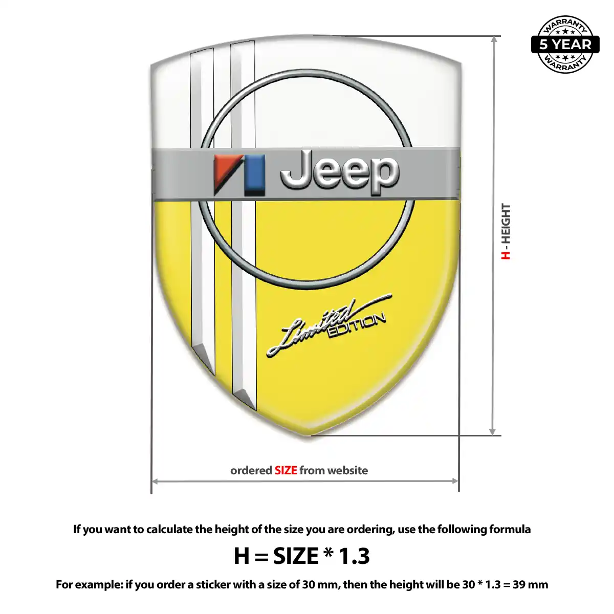 Jeep Logo Emblem Opulent Line