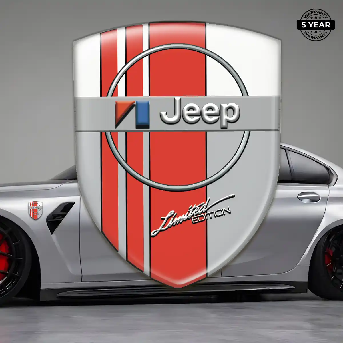 Jeep Logo Emblem Premium Dome